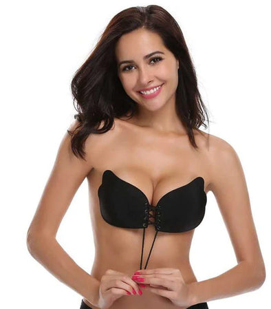 Invisible Push Up Bra for Women Backless Strapless